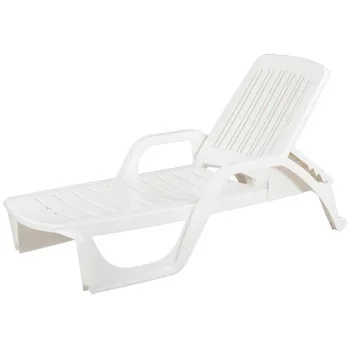 Baštenska ležaljka Zanzibar bela